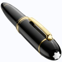 Ручка пір'яна Montblanc Meisterstück Gold-coated 149 чорна 0.62мм 132113