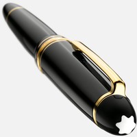 Ручка пір'яна Montblanc Meisterstuck Gold-Coated Legrand 0.62мм чорна 132460