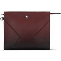 Фото Сумка Montblanc Meisterstuck pochette - Luxury Clutch bags бургунді 131679
